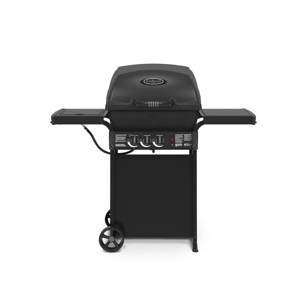 Huntington 2-Burner Propane Gas Grill with Side Burner - Thumbnail 3