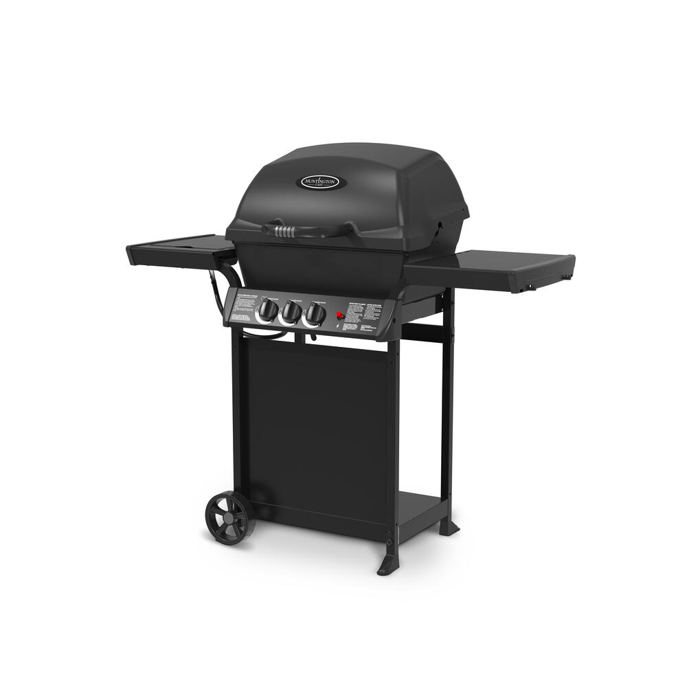 Huntington 2-Burner Propane Gas Grill with Side Burner - Thumbnail 4