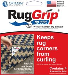 Rug Rug Pads Gripper With NeverCurl - Instantly Flattens Rug Corners and  Stops 4