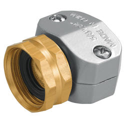 Garden Hose Repair Fitting Connector - 5/8 Inch Hose, Female