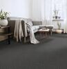 Orion Carpet Tuscany Smoke Grey Level Loop Carpet 12 ft. Wide