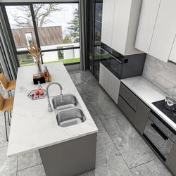 thumbnail image 2 of Sinber 32 Inch Undermount Double Bowl Kitchen Sink | 304 Stainless Steel | MU3218DE 2 of 3