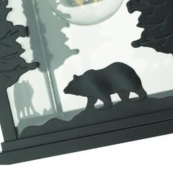 Patriot Lighting® Bear Black Outdoor Wall Light at Menards®