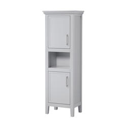 OVE Decors Carina 20''W x 14-1/2"D x 60"H Dove Gray Linen Cabinet at Menards®