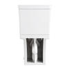 OVE Decors Willow 2-Piece White Tall Elongated Toilet