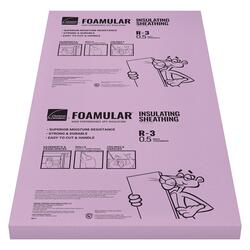 Pink Insulation Foam 1 Thick (3.75 sq ft)