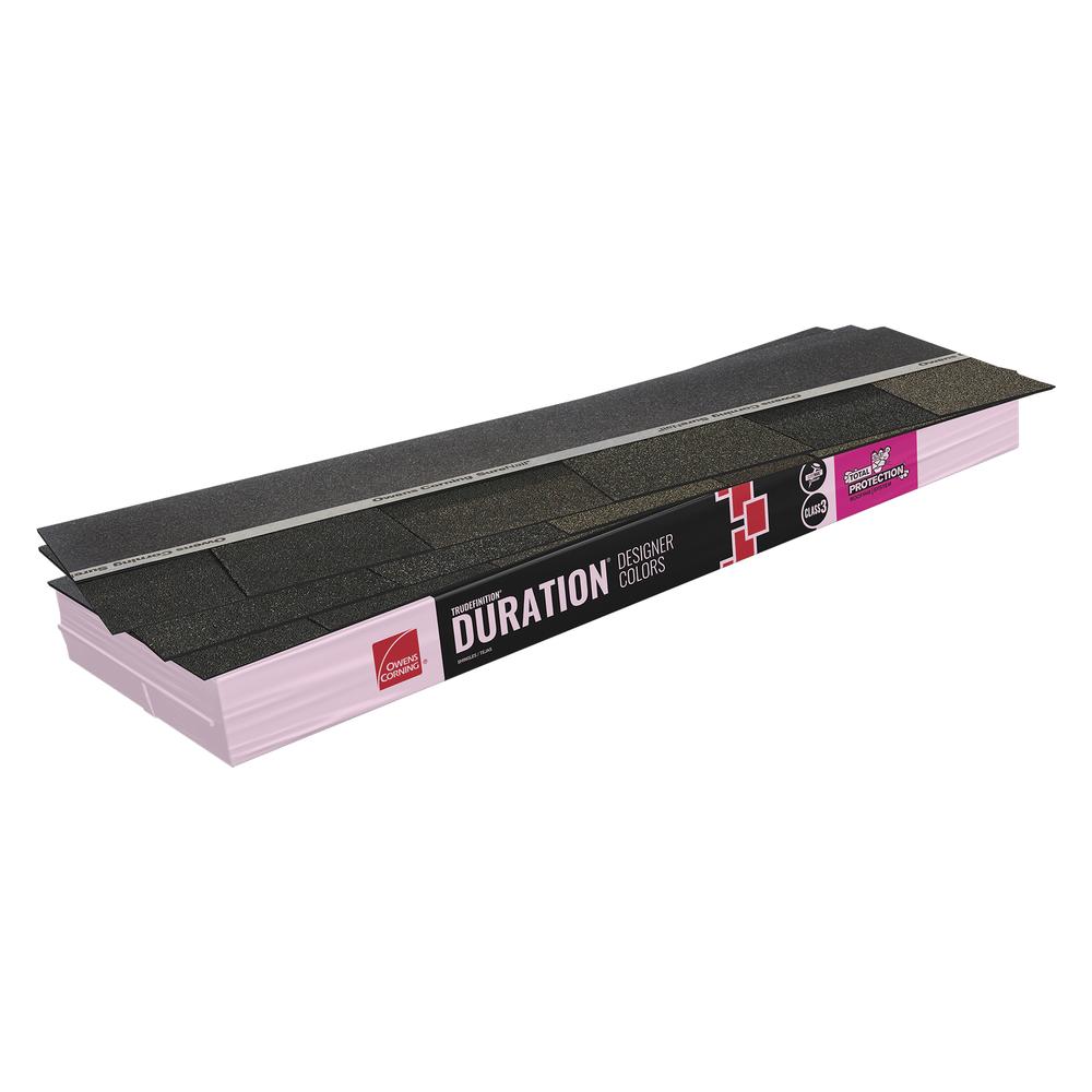 Owens Corning® TruDefinition® Duration® Designer Black Sable Architectural Roofing Shingles (32.8 sq. ft.)