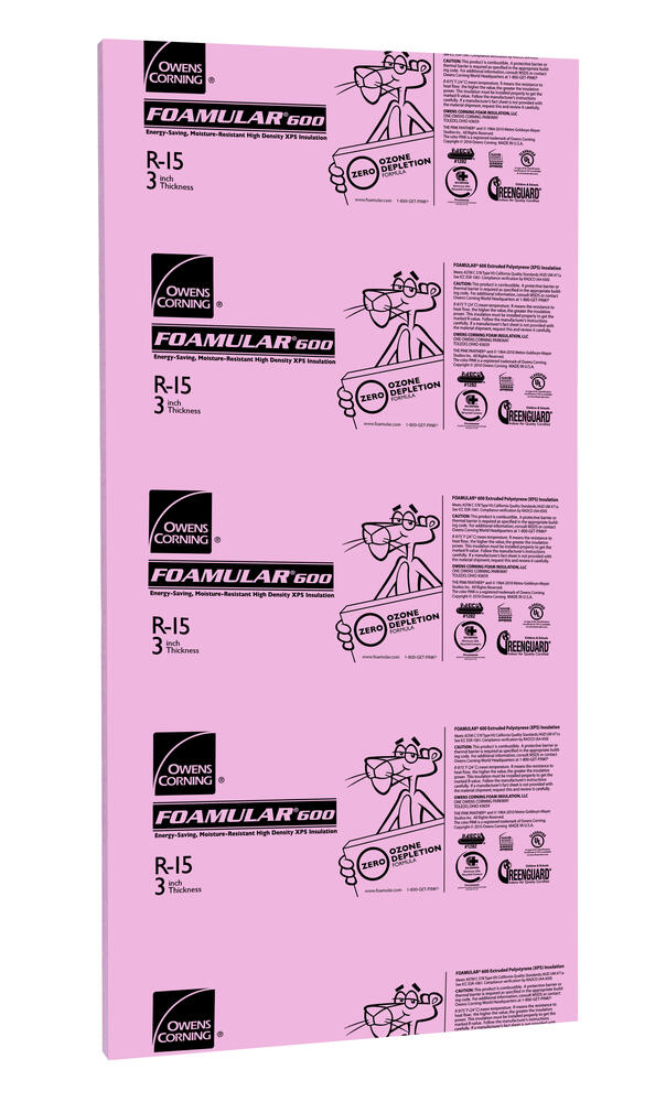 Owens Corning® FOAMULAR® 400 (40 psi) R-15 Extruded Polystyrene Foam Board Insulation 3 Owens Corning® FOAMULAR® 400 (40 psi) R-15 Extruded Polystyrene Foam Board Insulation 3