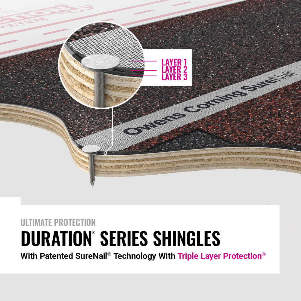 Owens Corning® TruDefinition® Duration® Teak Architectural Roofing Shingles (32.8 sq. ft.)