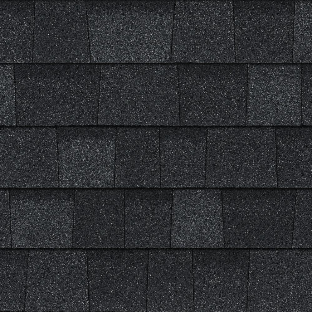 Owens Corning TruDefinition Duration 32.8-sq ft Onyx Black Laminated Architectural Roof Shingles