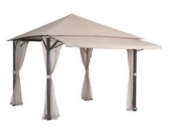 Ravenna 9'9-5/8" x 9'9-5/8" Roof-Style Garden House with Awning