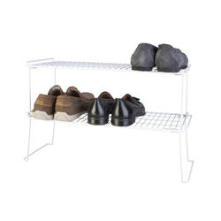 MYCEE Stackable Wardrobe Shelves, Plastic Shelves, Closet Shelf, Storage  Organiser, Shelf Rack, Stackable Shelf Rack 