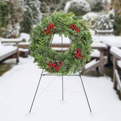How to Make a Wreath Easel for Making Wreaths  How to make wreaths, Door  wreaths diy, Wreath stand