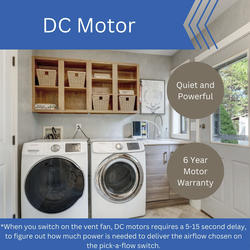 Panasonic® Whisper Vanity™ 80 CFM Universal Exhaust Bath Fan at Menards®