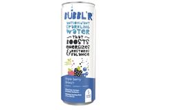 Bubbl'r Triple Berry Antioxidant Sparkling Water with a Boost of Caffeine,  12 fl oz 6 Pack Cans