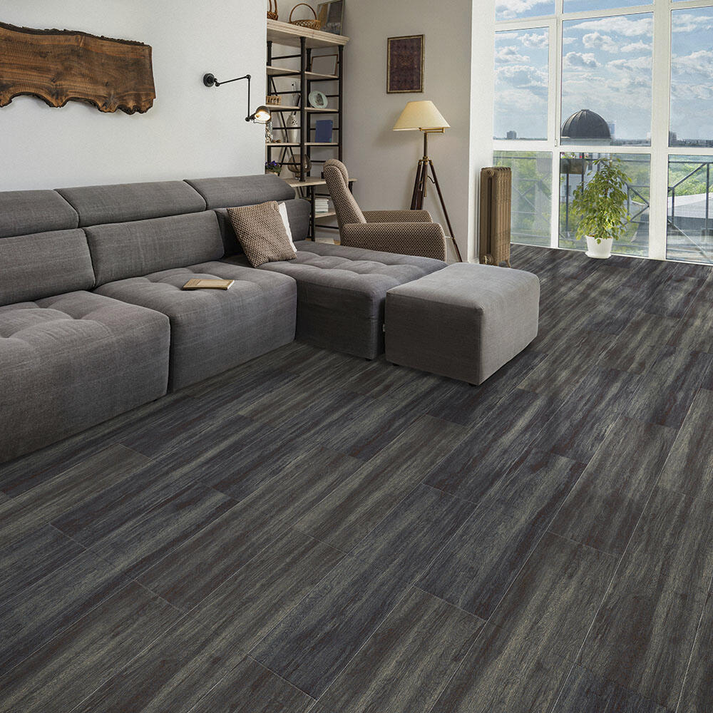 EverLast Tile® Rawhide Gray Rhino 20 x 20 Floating Luxury Vinyl Tile (16.7 sq.ft/pkg)