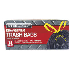 Steelcoat® Fresh Meadow 8 Gallon Flap Tie Trash Bags - 50 count at Menards®