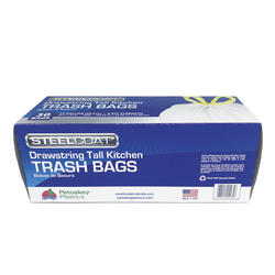 Steelcoat® 13 Gallon Flap Tie Trash Bags - 50 count at Menards®