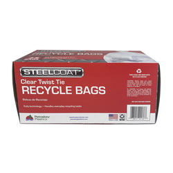 31-33 Gallon Clear Trash Bags 33x40 11 Micron 500 Bags-2234