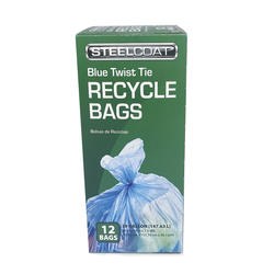 Steelcoat® 39 Gallon Blue Recycling Trash Bags - 12 count at Menards®