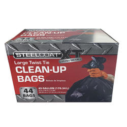 Red Max 44-Count 18-Gallon White Compactor Trash Bags in the Trash Bags  department at