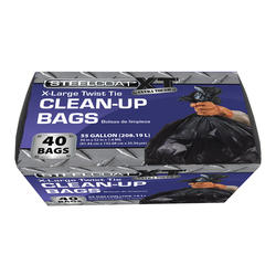 Steelcoat® 13 Gallon Flap Tie Trash Bags - 50 count at Menards®