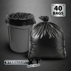 Steelcoat XT® 55 Gallon Clean-Up Trash Bags - 40 Count at Menards®