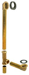 Plumb Works® Bathtub Drain Brass Tubular Rough-In Kit for Deep Tubs ...