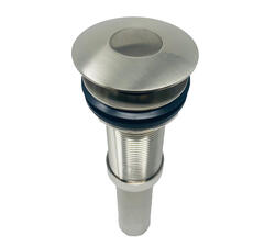 Pf Waterworks DecoDRAIN Brushed Nickel Pop-Up Bathroom Sink Drain at Menards®