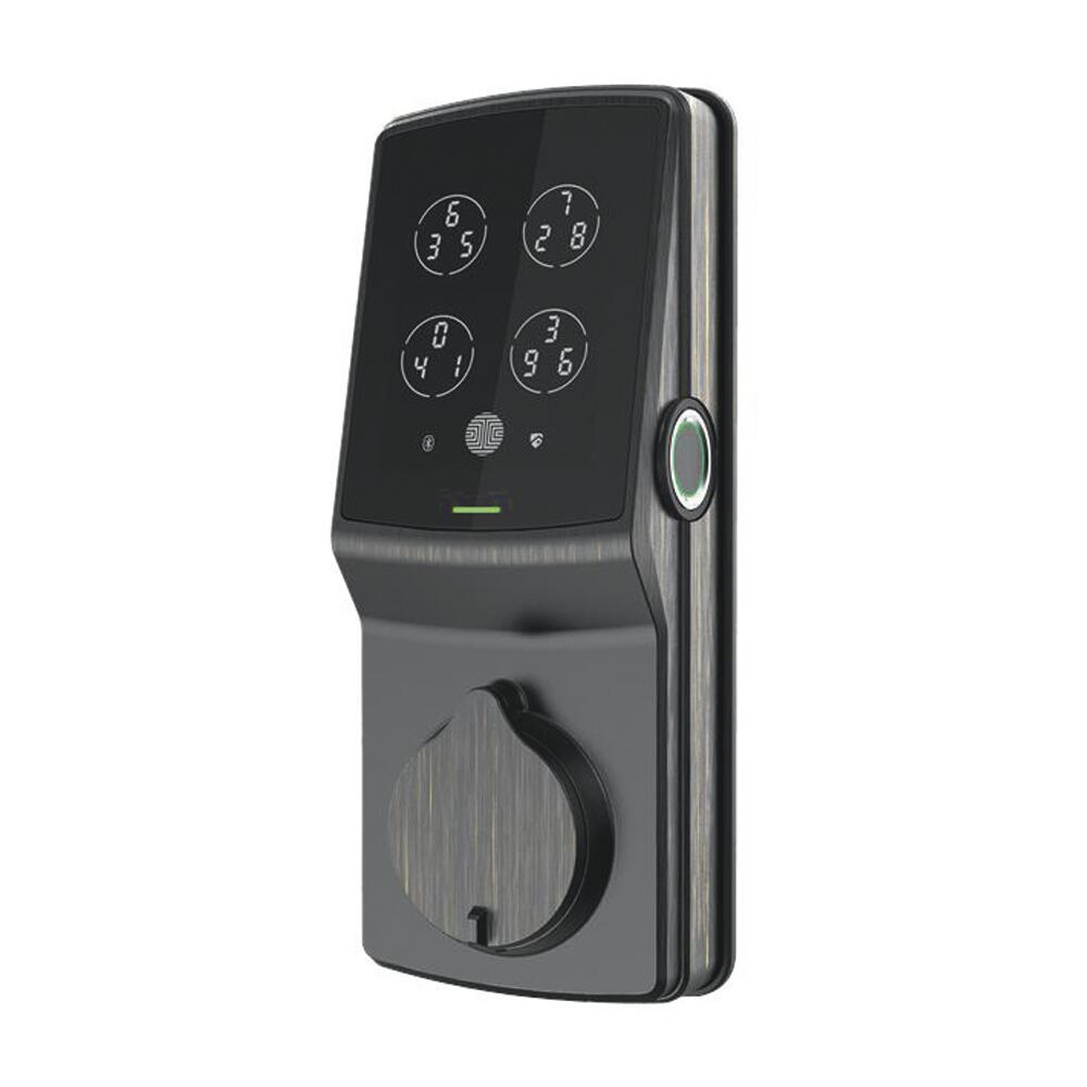 Lockly® Venetian Bronze Secure Pro Biometric Smart Wi-Fi Entry Electronic Door Deadbolt