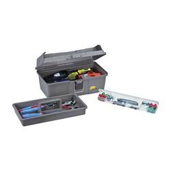 Plano® Grab 'N Go 16 Gray Tool Box with Removable Tray and Parts Organizers