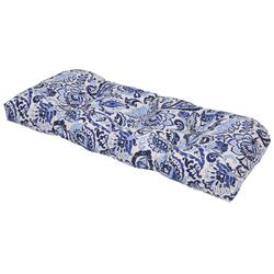 Backyard Creations™ LaFayette Floral Tufted Patio Settee Cushion at ...
