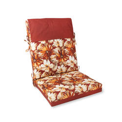 Whispering Hydrangea Never-Flatten Rocker Chair Cushion Set