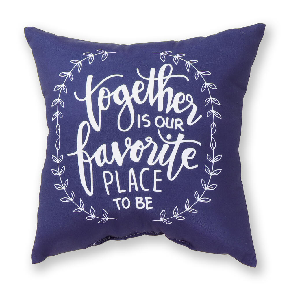 Backyard Creations 18 Favorite Place Outdoor Patio Toss Pillow