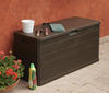 74 Gallon Brown Polypropylene Deck Box