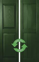 Shutters By Design Forest Green Pine ...