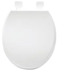 Home + Solutions Nightlight Round White Plastic Toilet Seat at Menards®