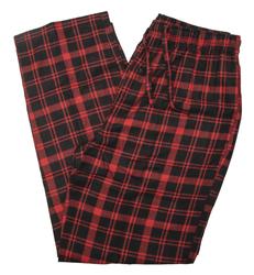 Fireside Classics Men's Red Buffalo Plaid Flannel Sleep Pants - Large ...