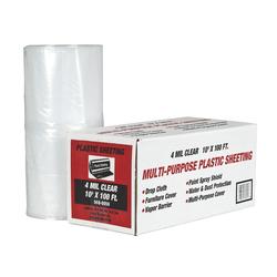 Farm Plastic Supply - Clear Plastic Sheeting - 3 Mil - (3' x 100') - Thick Plastic Sheeting, Heavy Duty Polyethylene Drop Cloth Vapor Barrier
