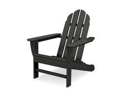 POLYWOOD Great Lakes Black Adirondack Patio Chair