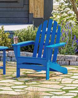 POLYWOOD® Great Lakes Pacific Blue Adirondack Patio Chair at Menards®