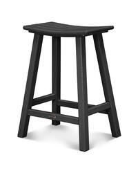 POLYWOOD® Great Lakes Black Dining Patio Bar Stool at Menards®