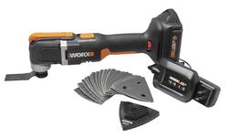 WORX POWER SHARE Cordless 20-volt Max Variable Speed 25-Piece Oscillating  Multi-Tool Kit with Soft Case (1-Battery Included) in the Oscillating Tool  Kits department at