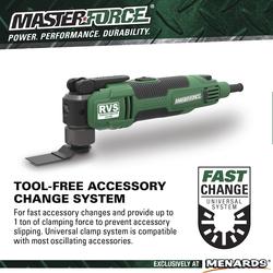 Masterforce 4 Amp Corded Oscillating Multi Tool Kit at Menards