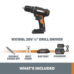 WORX® 20-Volt Cordless 1/2