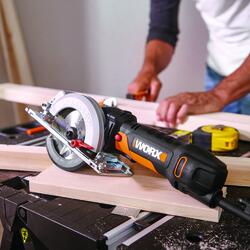 Worx POWER SHARE 20-Volt Worxsaw 3-3/8 in. Compact Circular Saw (Tool Only)  WX523L.9 - The Home Depot