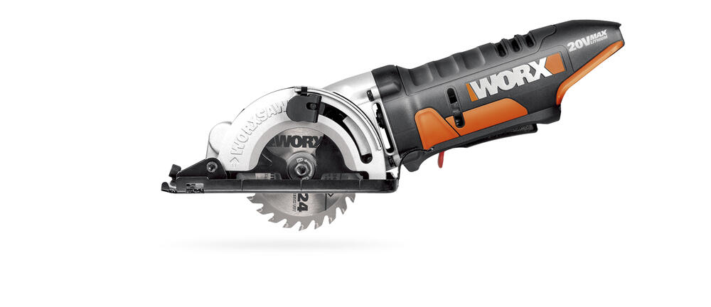 POWER SHARE 20-Volt Worxsaw 3-3/8 in. Compact Circular Saw