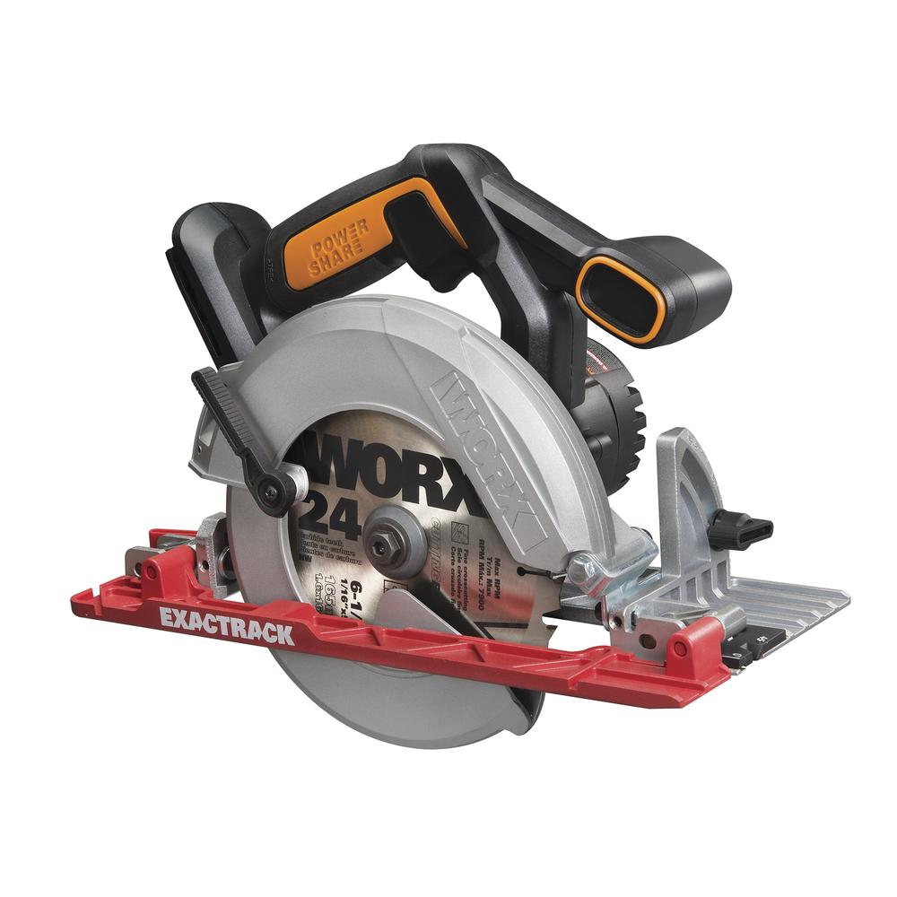 POWER SHARE 20-Volt 6-1/2 in. Circular Saw ExacTrack POWER SHARE 20-Volt 6-1/2 in. Circular Saw ExacTrack