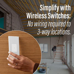 Legrand WNAL33W1 Adorne with Netatmo Wireless H/A Switch White