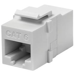 Micro Connectors, Inc Cat6 Ethernet Coupler UL Listed in White (5-Pack)  C20-110L6W-5 - The Home Depot